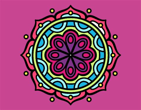 Dibujo De Mandala Para Meditar Pintado Por En Dibujos Net El D A