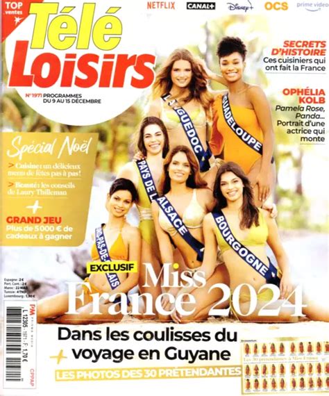 Tele Loisirs N Miss France Eur Picclick Fr