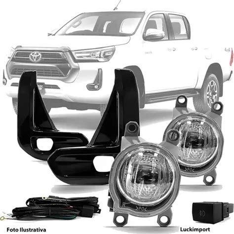 Kit Farol Milha Nova Hilux 2021 2022 Full Led Neblina Parcelamento