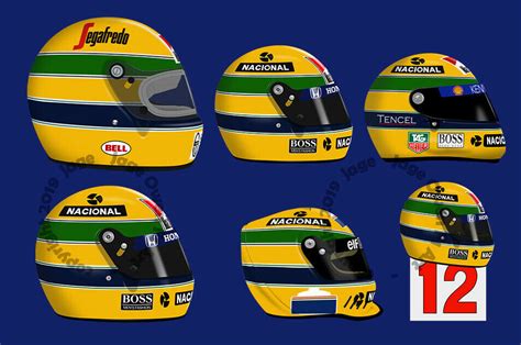 Ayrton Senna – 1993 McLaren Ford F1 Helmet – Scuderia GP