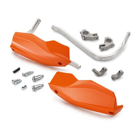 Kit de protège main ORANGE Aluminium pour KTM 790 890 ADVENTURE R