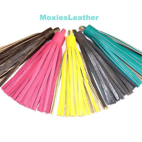 Leather Tassels Etsy