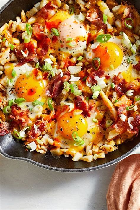 Egg Hash Brown Bacon Breakfast Skillet Artofit