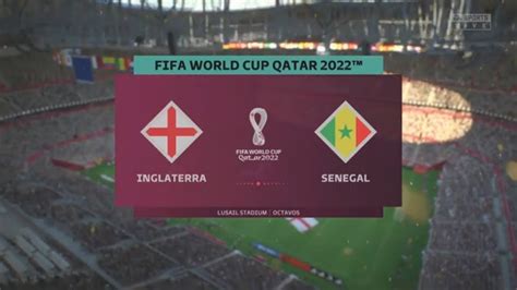 Inglaterra Vs Senegal Vos Fifa World Cup Qatar Fifa K Hdr