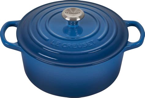 Le Creuset Signature Gusseisen Bräter mit Deckel Ø 22 cm Rund Für