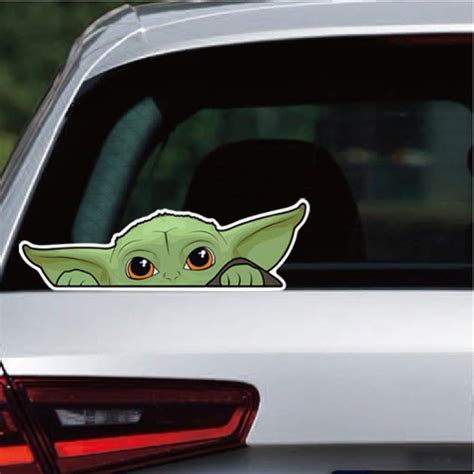 10 Pack Baby Yoda Car Decal Baby Yoda Sticker The Mandalorian Car