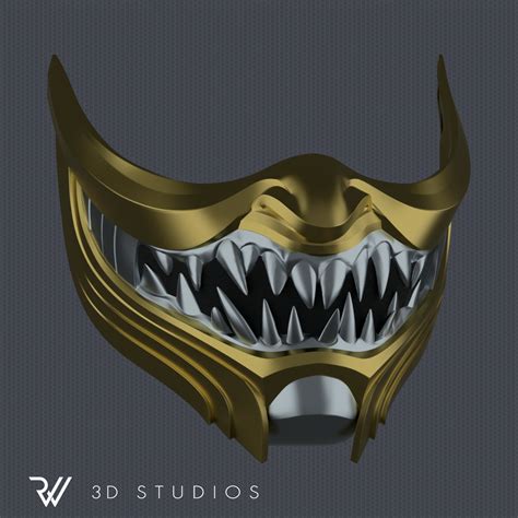 Mk11 Scorpion Mask V8 Stl File Etsy