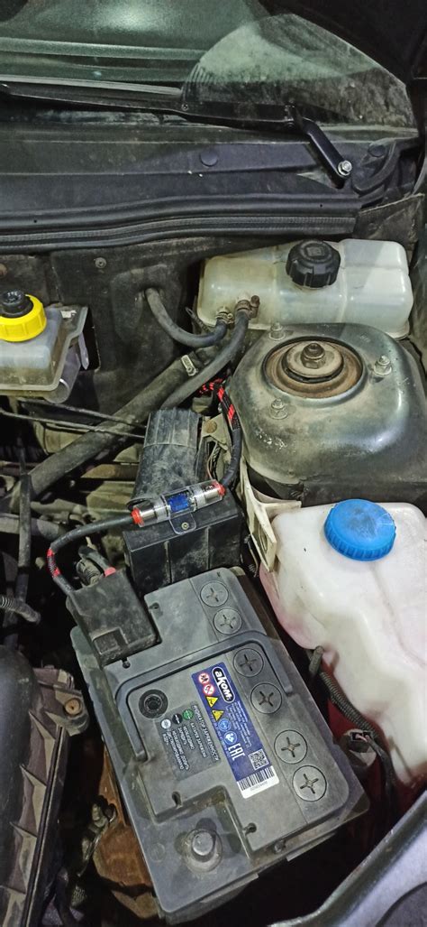 Установка 4-х канального усилителя AMP Pro 4.100 — Lada Приора седан, 1 ...