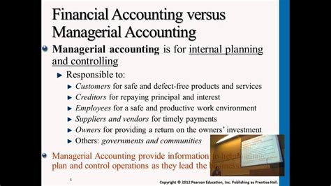 Financial Vs Managerial Accounting Compare And Contrast Youtube