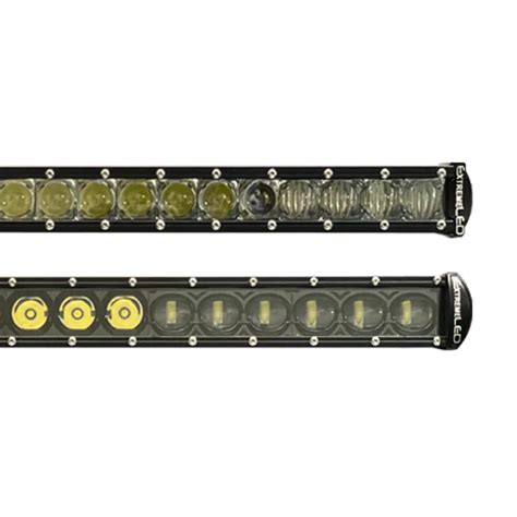 Extreme Series Single Row Led Light Bars For Trucks Straight Curved Stealth Rgb Extreme