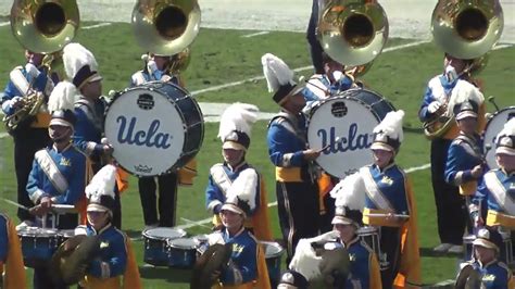 Ucla Marching Band At Ucla Vs University Of Utah Football Bruin