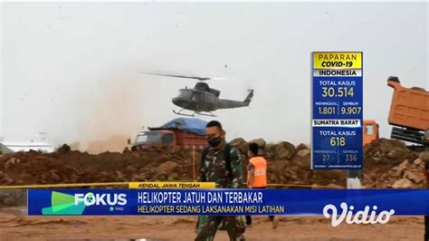 Helikopter Tni Ad Jatuh Dan Terbakar Indosiar Regional Vidio