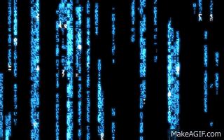 Matrix Code Blue - 1440x900 for Dreamscene on Make a GIF