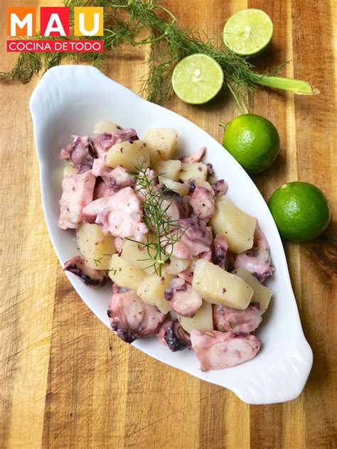 Ensalada De Pulpo Con Papa Mau Cocina De Todo