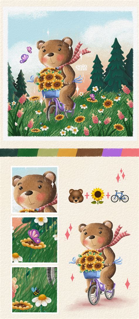 Forest Emoji Art Challenge on Behance