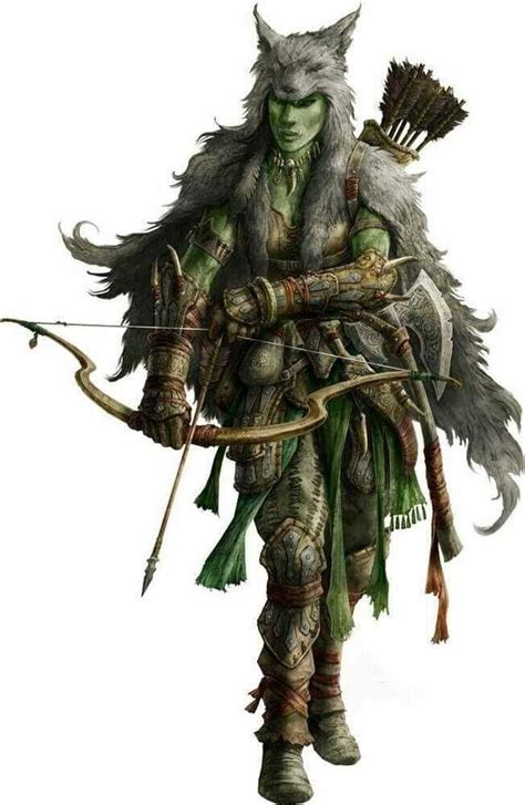 Dnd Female Clerics Rogues And Rangers Inspirational Character Art Fantasy Art Female Orc