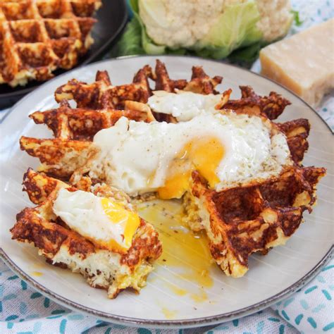 Cauliflower Waffles Carolines Cooking