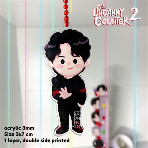 The Uncanny Counter Acrylic Keychain Kdrama Merchandise Fanart Etsy