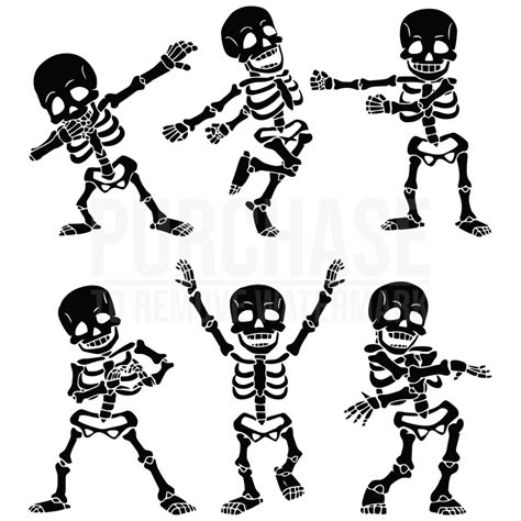 Dancing Skeletons Dance Challenge Svg Halloween Decals Halloween Skeletons Halloween Party