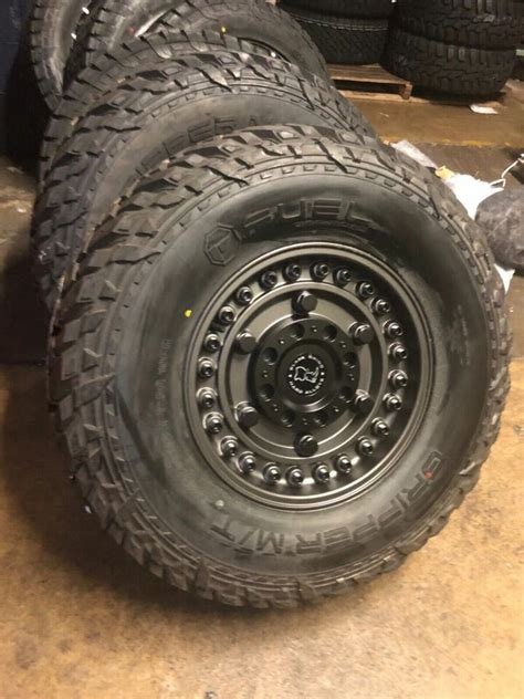 5 17 Black Rhino Armory Wheels Rims 35 Fuel Mt Tires 5x5 Jeep