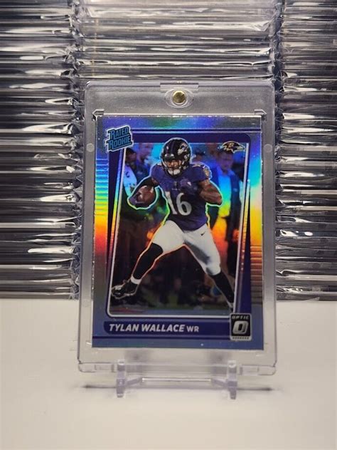 Panini Optic Holo Rated Rookie Tylan Wallace Ebay