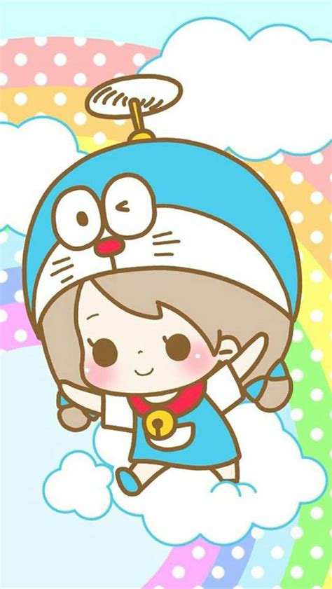 Doraemon Chibi Lindo Fondo De Pantalla Karakter 541x960 Wallpapertip