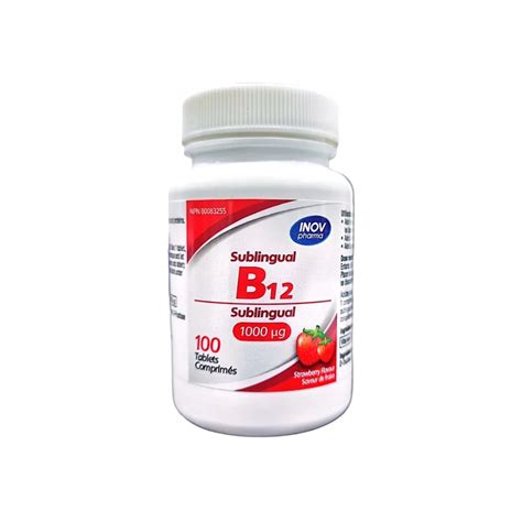 Sublingual B12 1000 Mcg 100 Tablets Rosh Medical Company