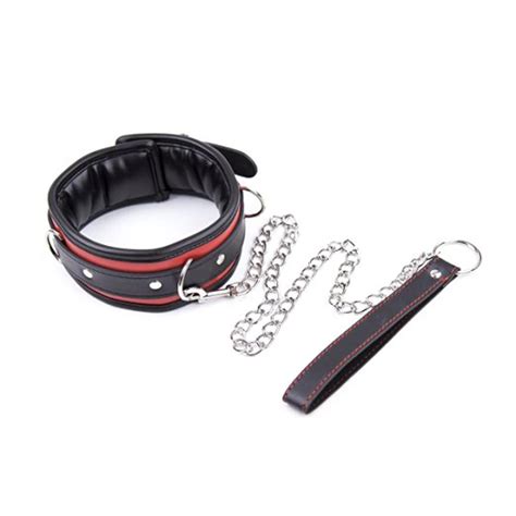 Fetish Choker Bondage Necklacebdsm Padded Harness Collarleather Sex