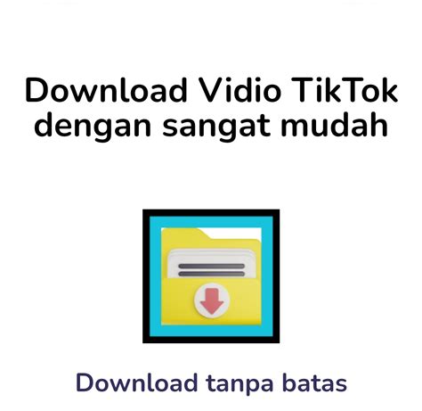 Makin Simple Aja Cara Menyimpan Video Tiktok Tanpa Watermark Dengan