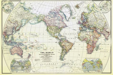 Discover Fascinating Vintage Maps From National Geographics Archives