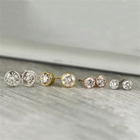 Diamond Stud Earrings For Men Sizes