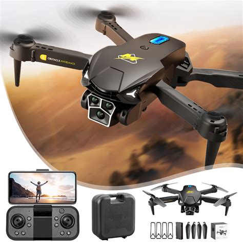 Bixock Drone with Camera for Adults 4K, Drone Three Camera HD Aerial ...