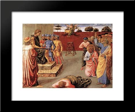 Fall Of Simon Magus X Framed Art Print By Benozzo Gozzoli Walmart