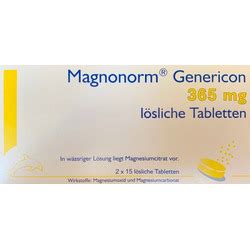 Magnorm Genericon 365 mg - 9088881323433 – | ||| | || CODECHECK.INFO