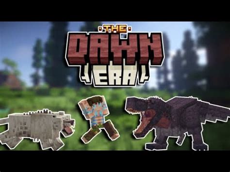 THE DAWN ERA MOD MINECRAFT 1 20 1 ACTUALIZADO DINOSAURIOS TAMEABLES