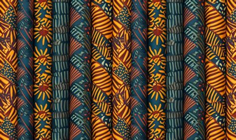 Premium Photo | African Style Clothing Fabric Pattern