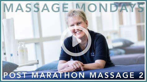 Massage Mondays Post Marathon Massage 2 Sports Massage And Remedial