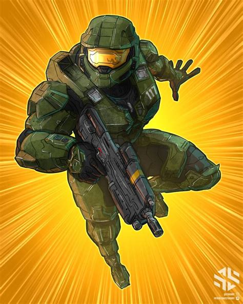 ArtStation - Halo Infinite Chief Fan Art, szymshady Master Chief And ...