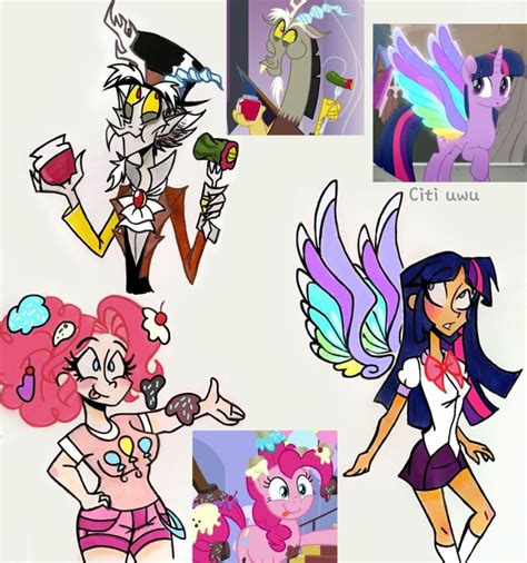 Safe Artist Citi Screencap Discord Pinkie Pie Twilight