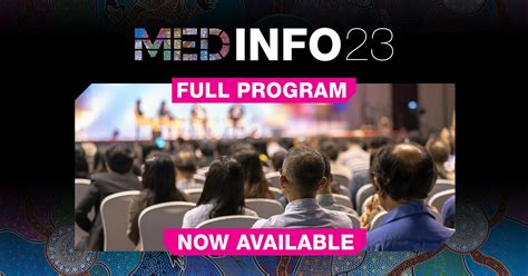 Medinfo 2023 Full Program Out Now Health Informatics New Zealand