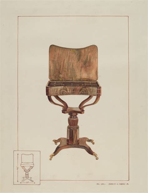 Sewing Table By Ernest A Towers Jr Artvee