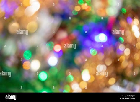 Bokeh christmas lights Stock Photo - Alamy