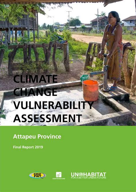 Attapeu Climate Change Vulnerability UN Habitat Lao PDR