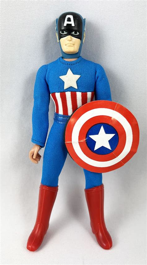 Mego World S Greatest Super Heroes Inch Captain America Mint In Box