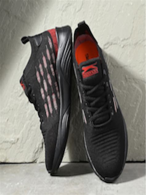 Buy Slazenger Men Textured Lace Up Non Marking Running Sports Sneakers - Sports Shoes for Men ...