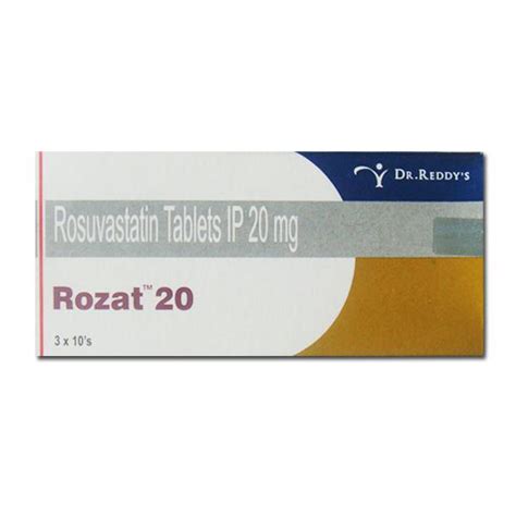 Rosuvastatin 20mg Tablet Rozat M Care Exports Pharma Exporters