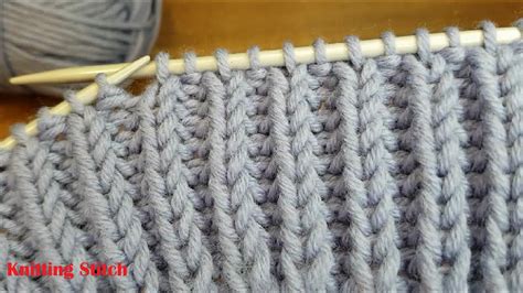 Knitting muffler pattern Shaker Stitch 초보용 쉽게 뜨는 변형고무뜨기 목도리 패턴