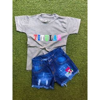 Kit Titular Jeans Infantil Shopee Brasil