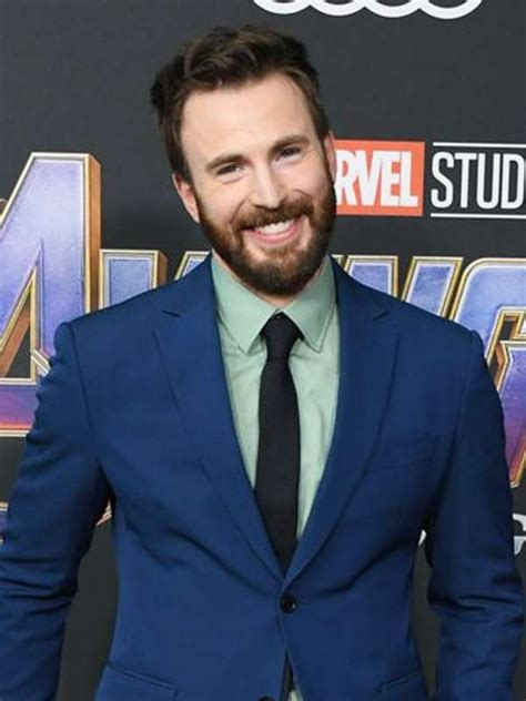 Chris Evans Avengers Endgame Blue Suit The American Outfit