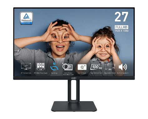 PRO MP275P 100Hz Professional Business Monitor 27 Inch MSI